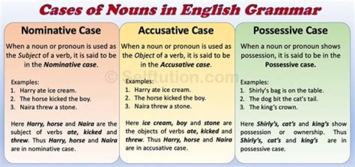cases of nouns