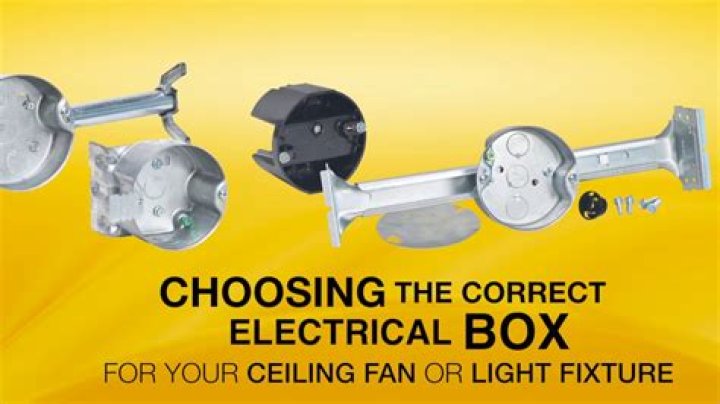 ceiling fan rated outlet box