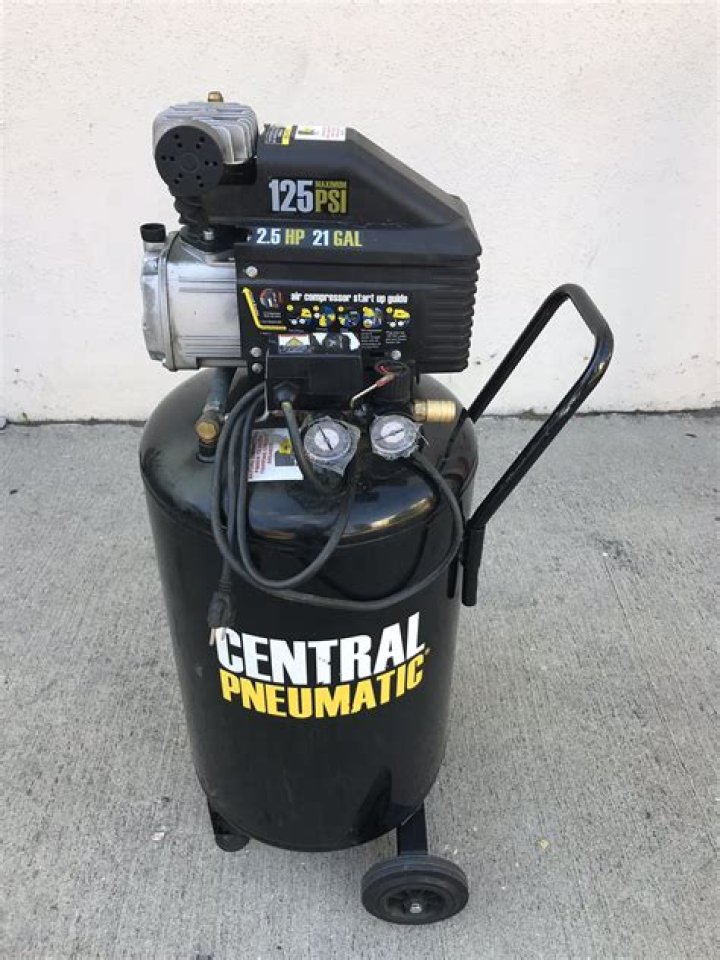central pneumatic air compressor