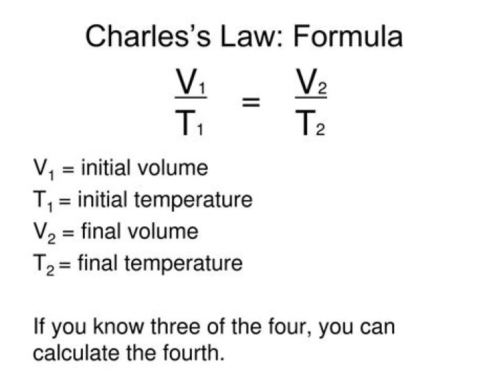 charles law formula for t2