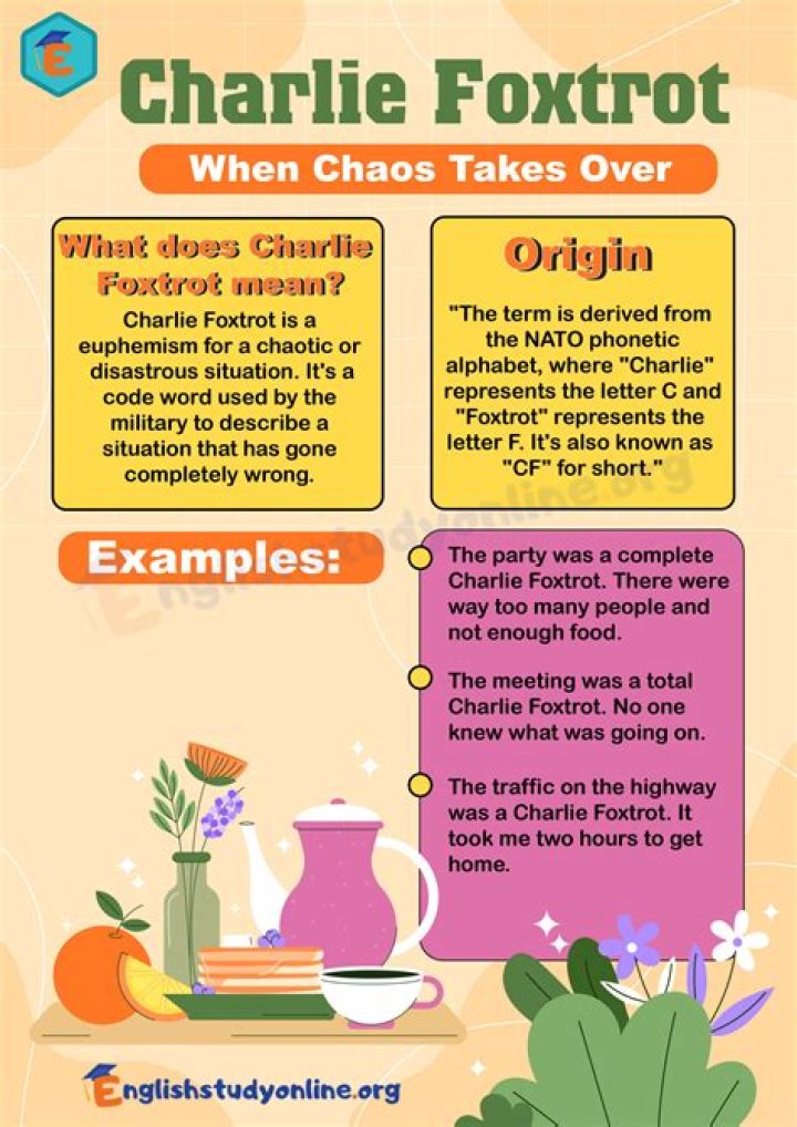 charlie foxtrot meaning