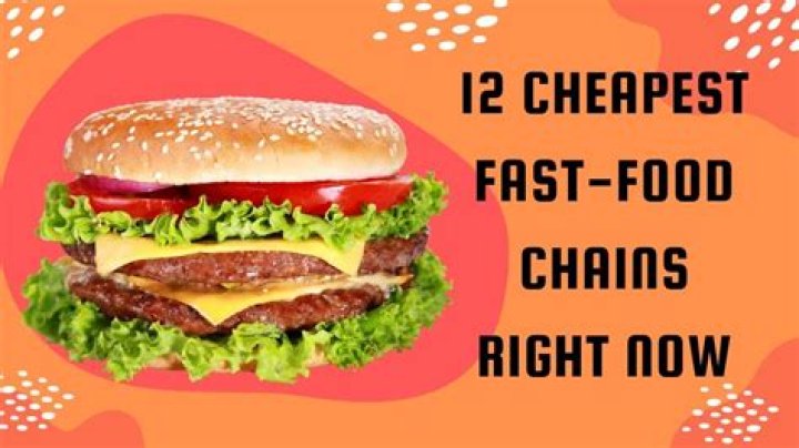 cheapest fast food