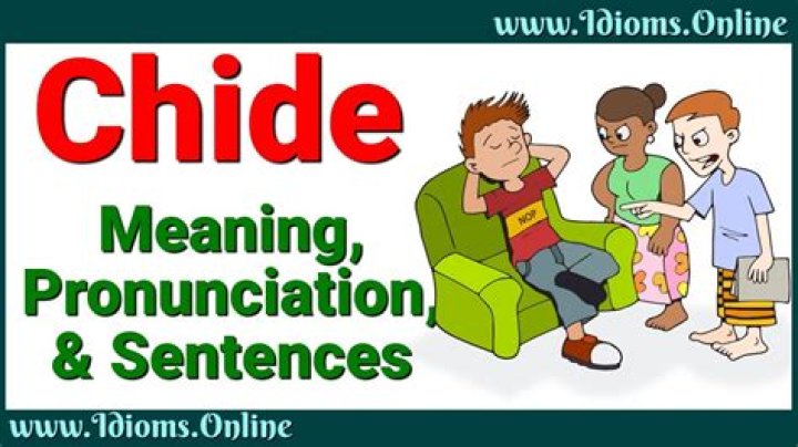 chide meaning