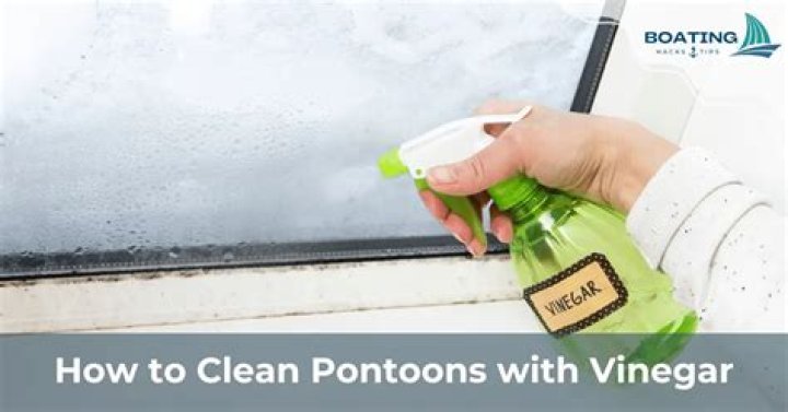 cleaning pontoons with vinegar