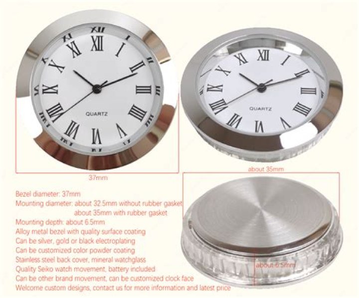 clock inserts