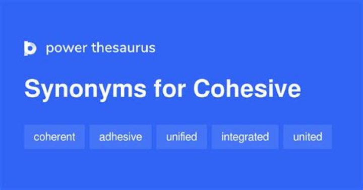cohesive synonym