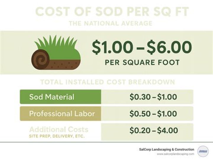 cost of sod