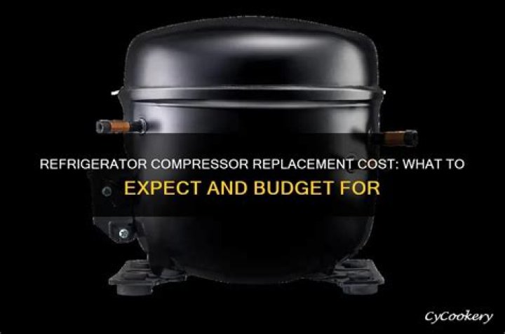 cost to replace refrigerator compressor