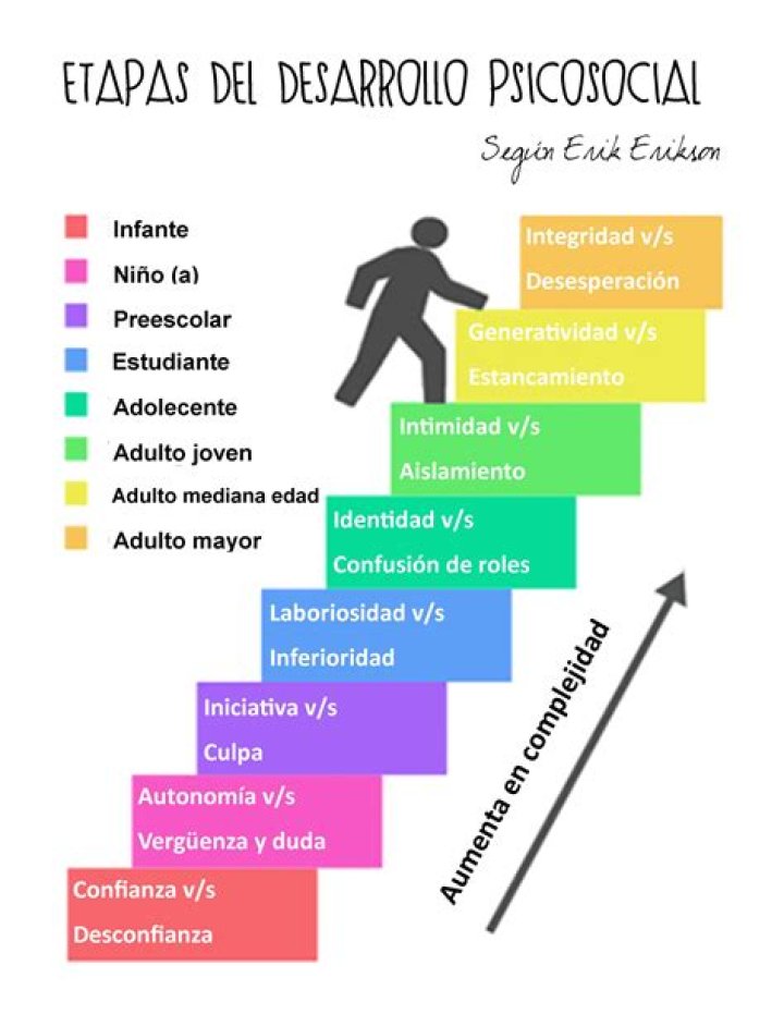 ¿Cuáles son las etapas de Erikson?