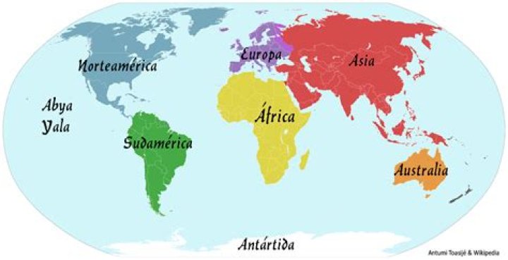 cuantos continentes hay en el mundo