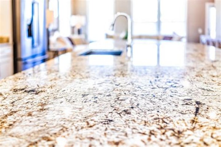 dark spots on granite when wet