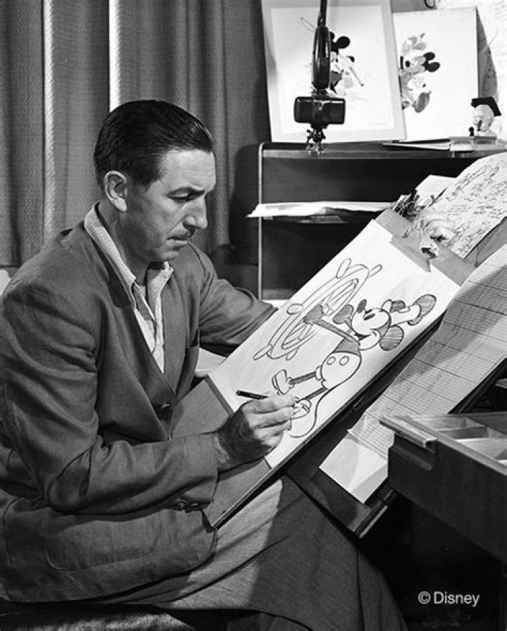 Did Walt Disney actually draw