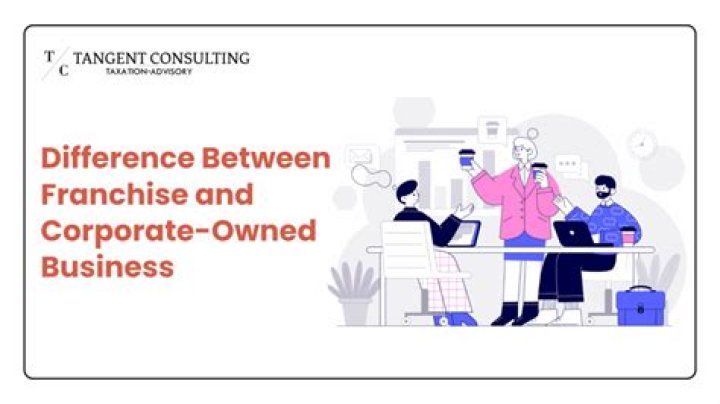 difference between franchise and corporate