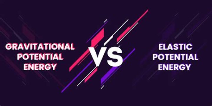 difference between gravitational potential energy and elastic potential energy
