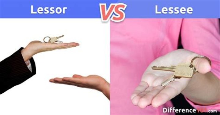difference between lessee and lessor