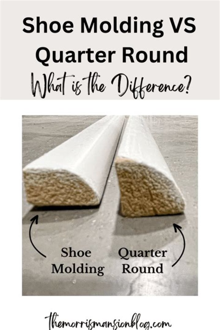difference between shoe molding and quarter round