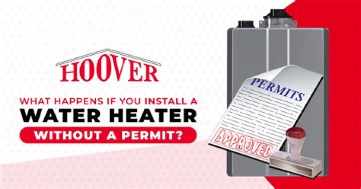 do i need a permit for water heater replacement