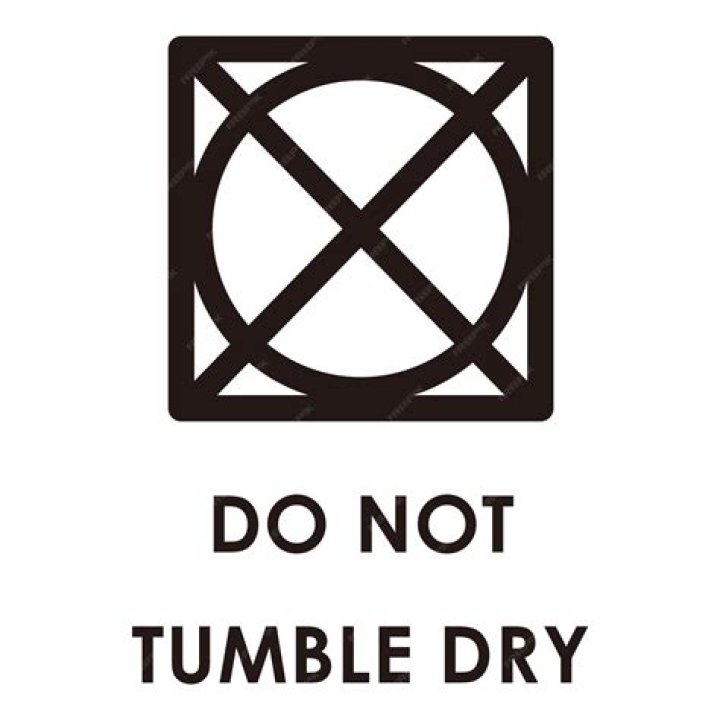 do not tumble dry symbol