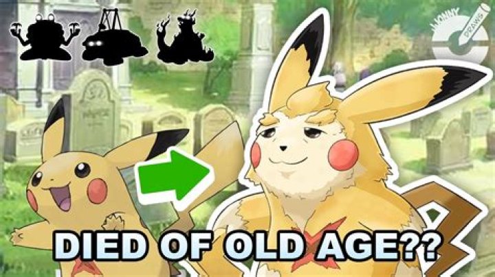 do pokemon die of old age