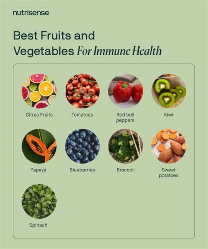 Do vegetables help your immune system
