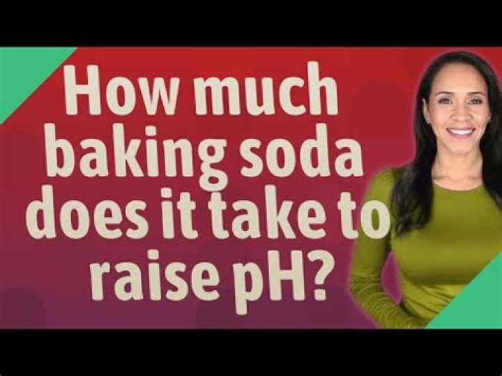 does baking soda lower ph