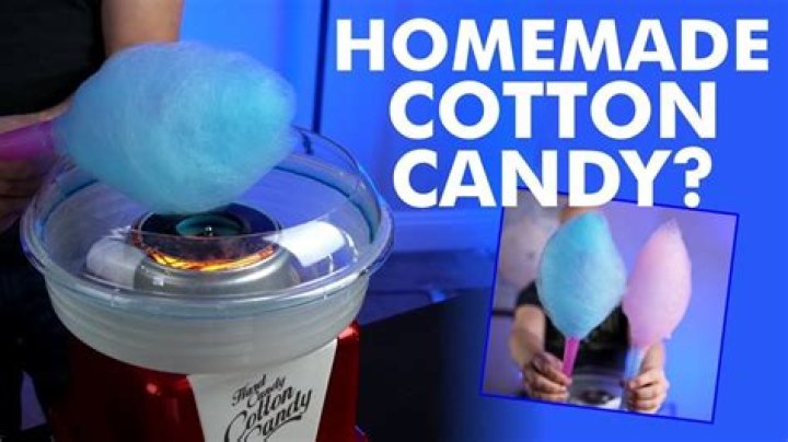 Does cotton candy have sugar in it?
