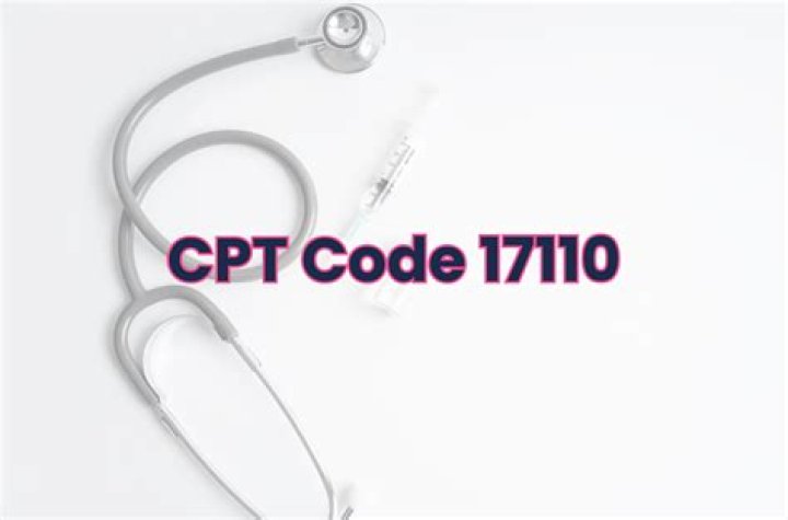 Does CPT code 17110 need a modifier?