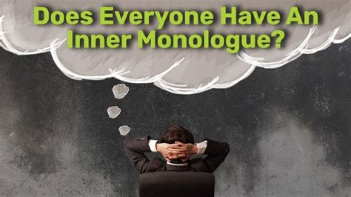 Does everyone have an inner monolog?