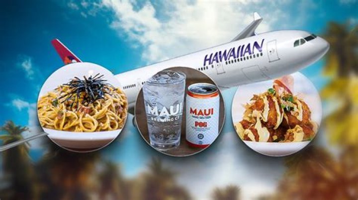 does hawaiian airlines serve alcohol