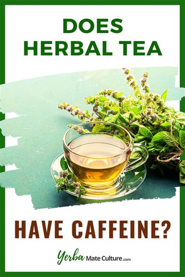 Does herbal tea have antioxidants