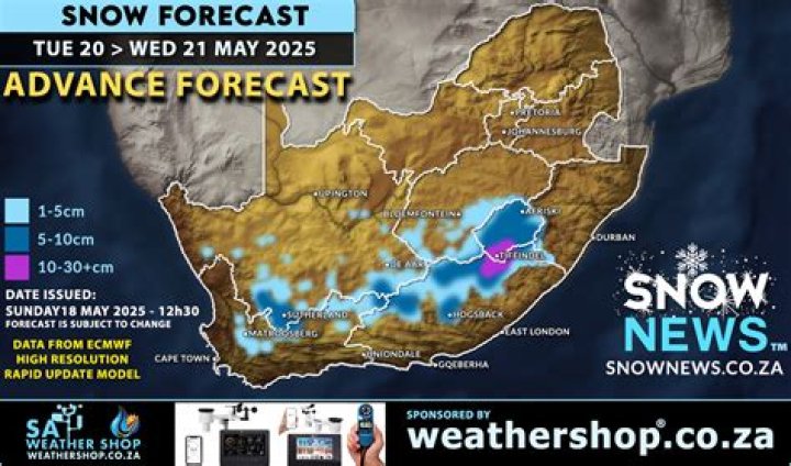 does it snow in africa