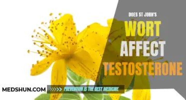 Does St Johns wort affect testosterone