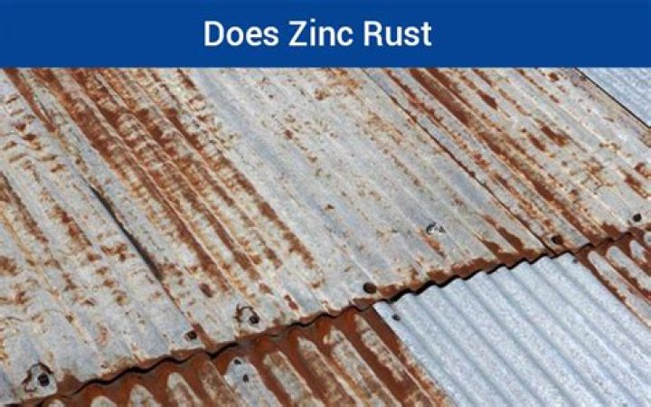 does zinc rust