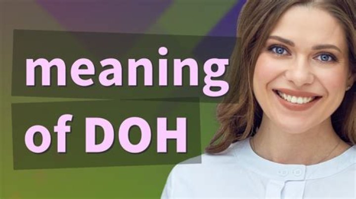 doh meaning