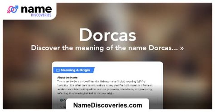 dorcas name meaning