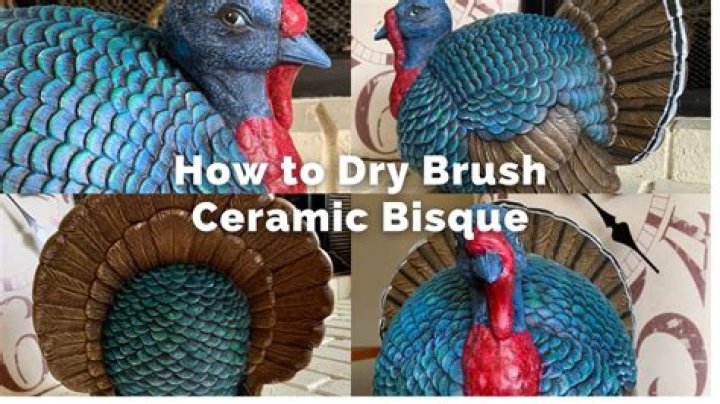 dry brushing ceramics