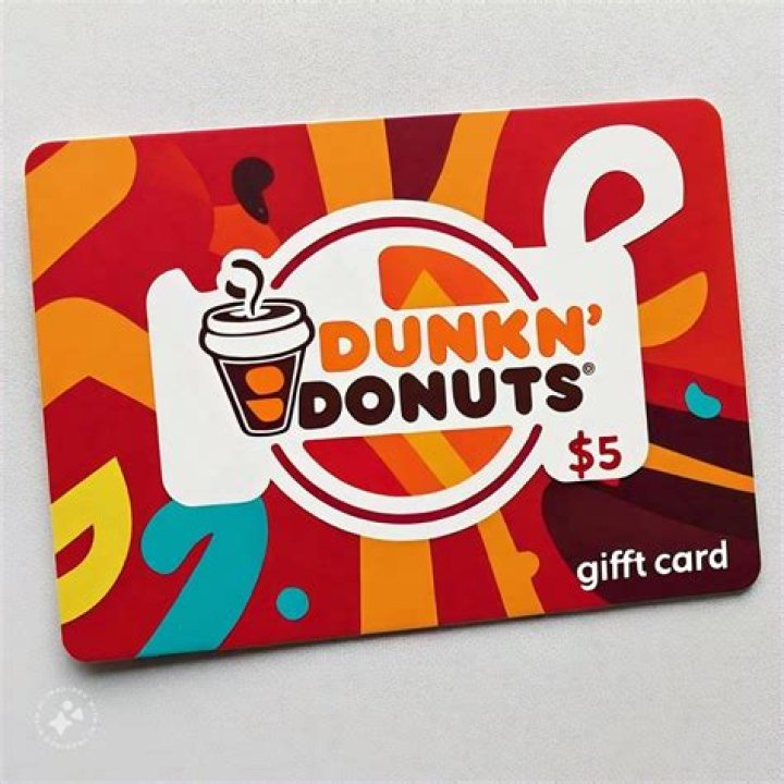 dunkin donuts gift card