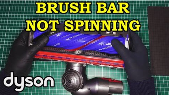 dyson brush not spinning