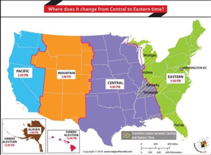 eastern central time