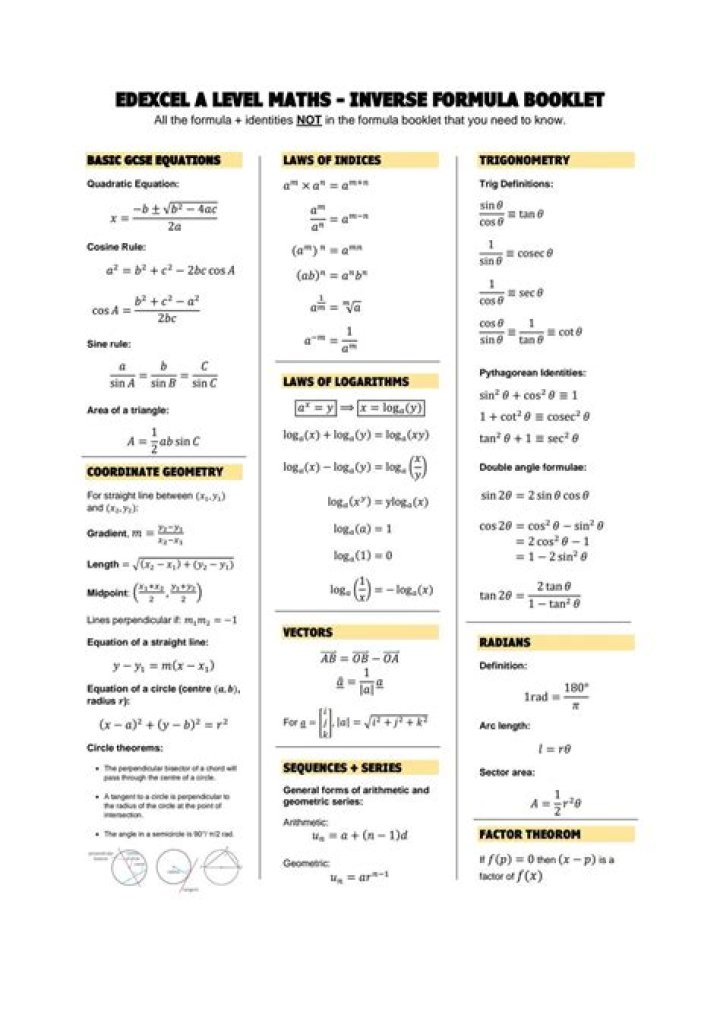 edexcel a level maths