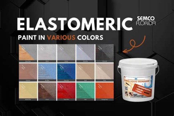 elastomeric paint on wood