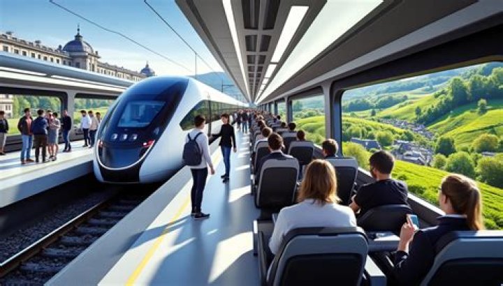 en train de