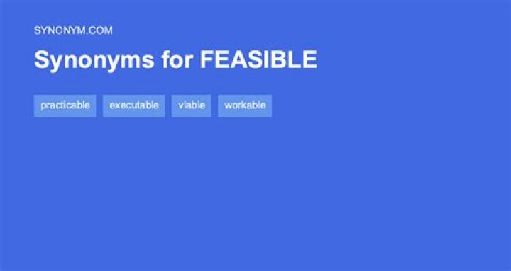 feasible synonym