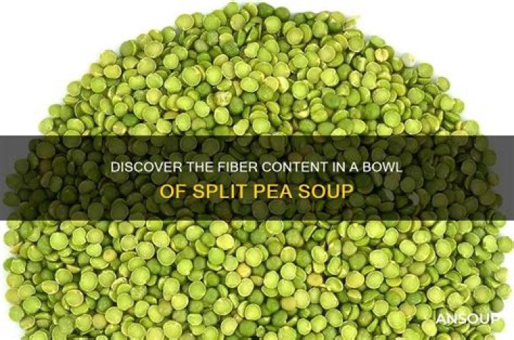 fiber in split pea soup