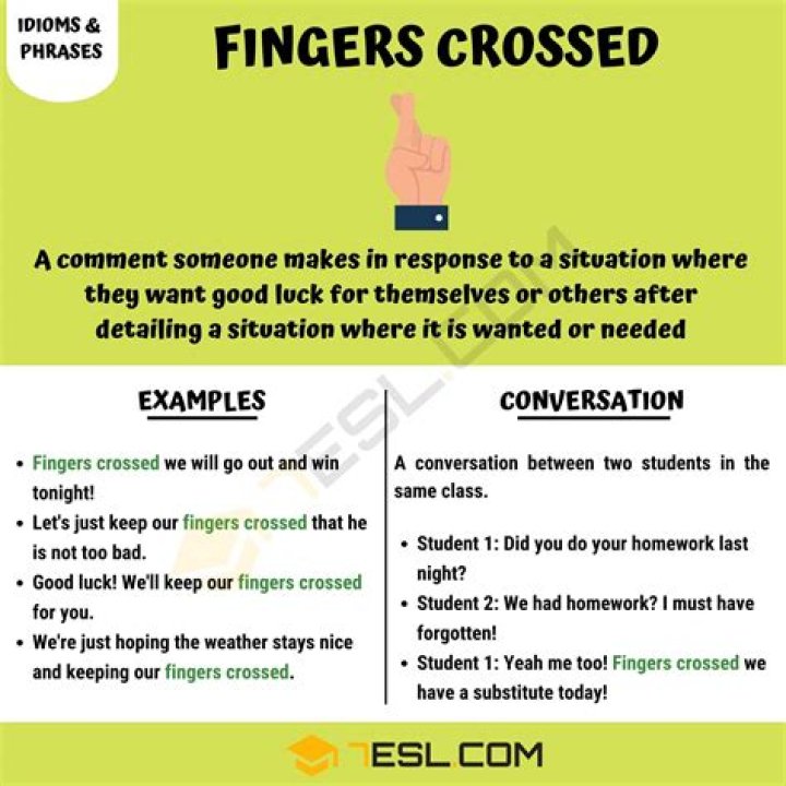 fingers crossed meaning