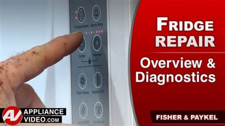 fisher and paykel fridge reset button