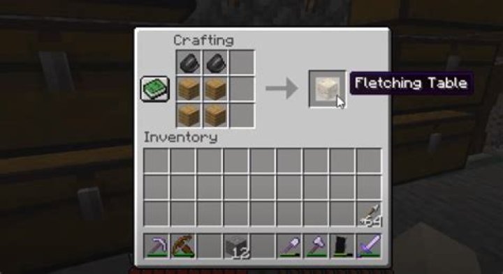 fletching table minecraft recipe