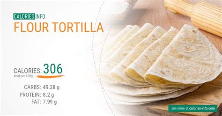 flour tortilla calories