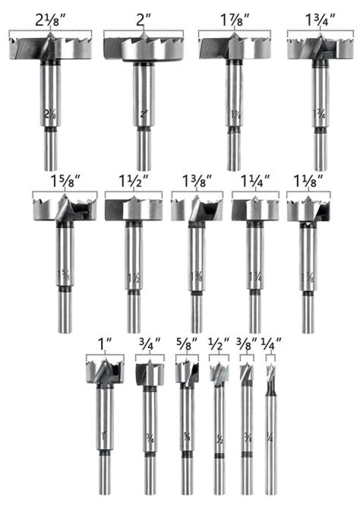 forstner bit sizes