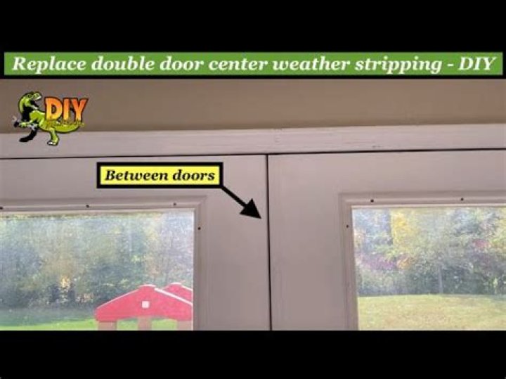 french door weather stripping